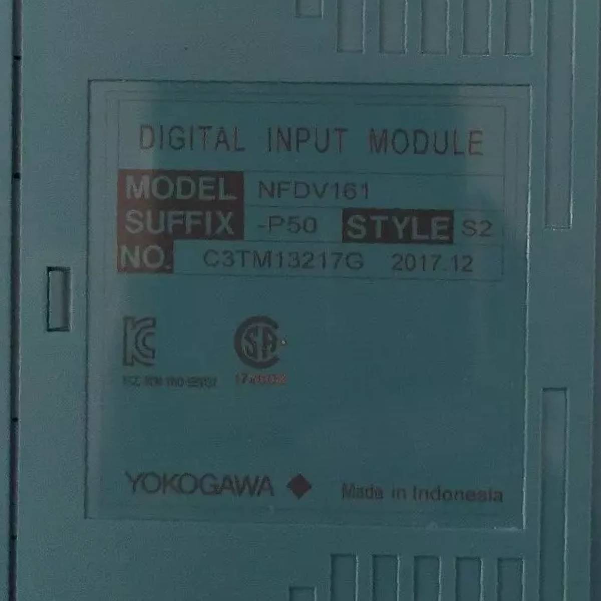 Yokogawa NFDV161-P50 S2 Digital Input Module