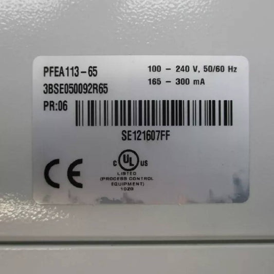 3BSE050092R65 | ABB PFEA113-65 Tension Electronics