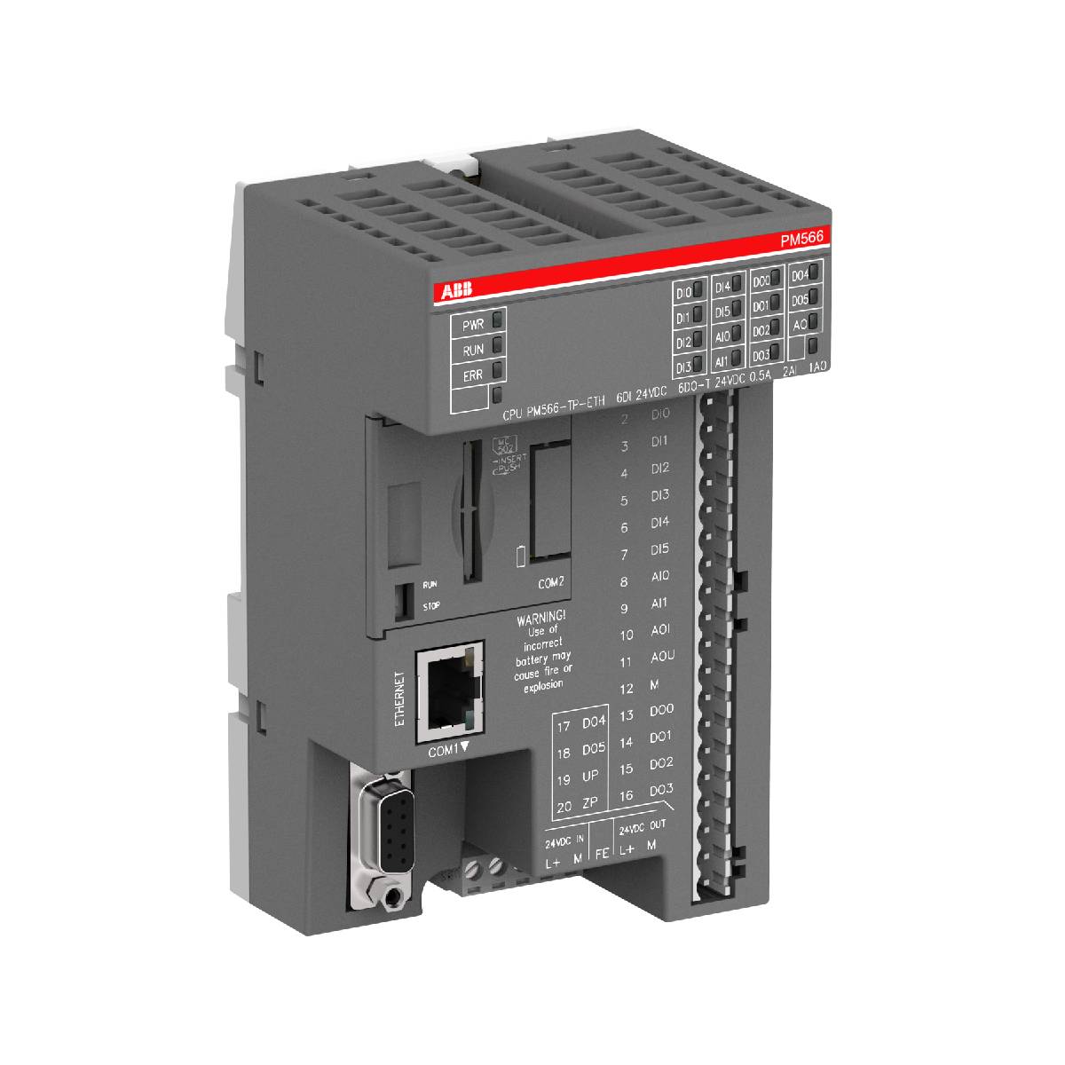 1SAP121500R0071 | ABB PM566-TP-ETH Programmable Logic Controller