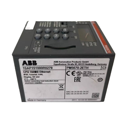 1SAP151000R0278 | ABB  PM5670-2ETH Processor module