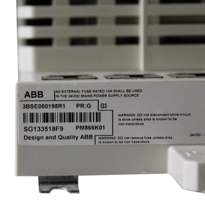 EXC3BSE050198R1 | ABB PM866K01 Processor Unit Kit