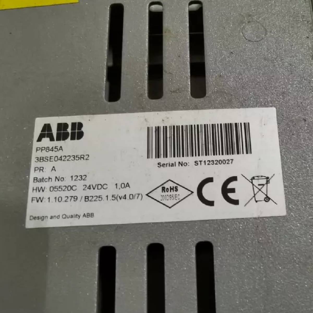 GJR5252300R0101 | ABB 07AC91 مدخلات ومخرجات الأتمتة الموزعة