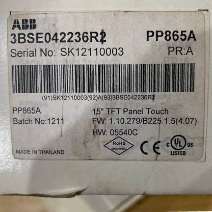 3BSE042236R2 | ABB PP865A Touch Panel