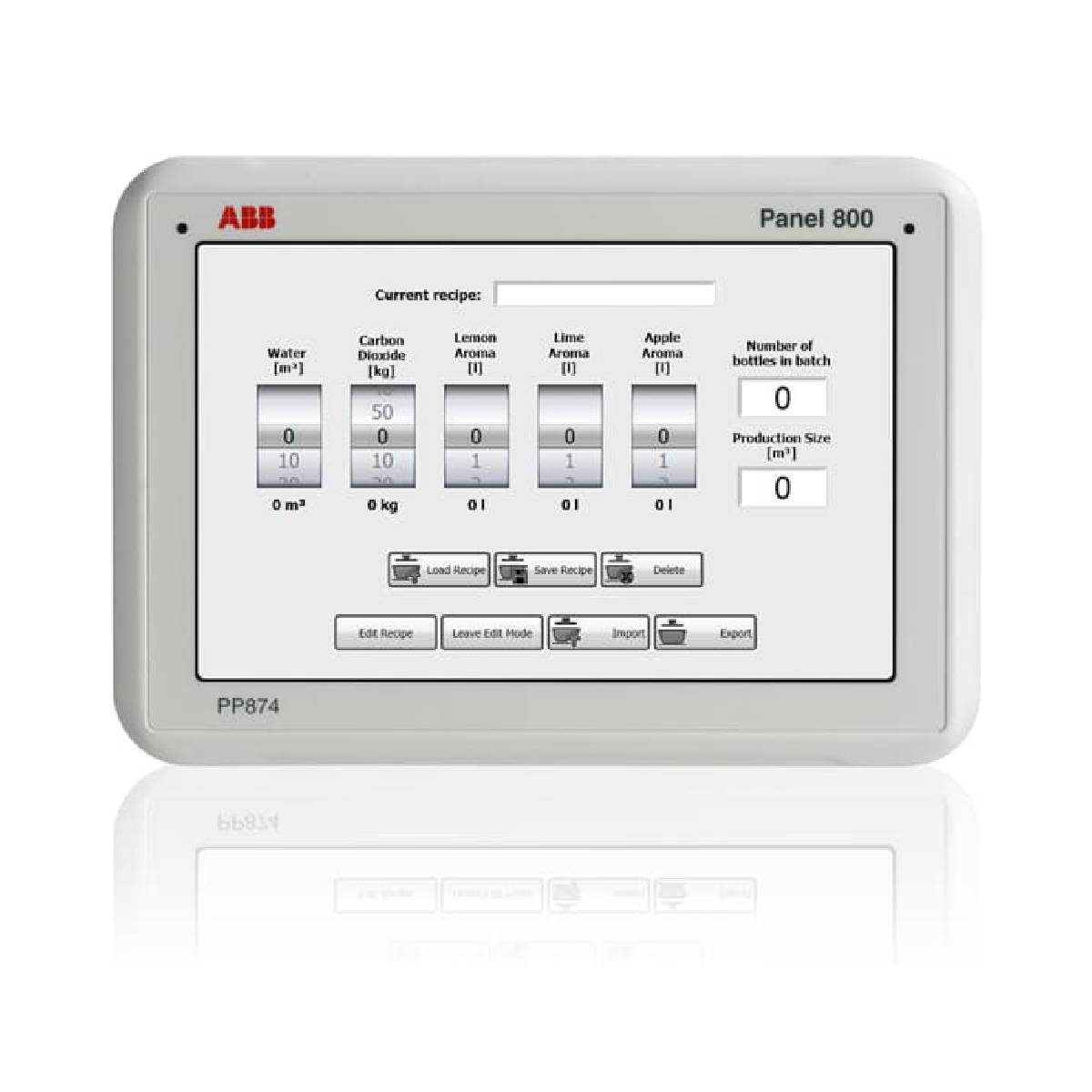 3BSE069271R1 | ABB PP874 Touch Panel 7"