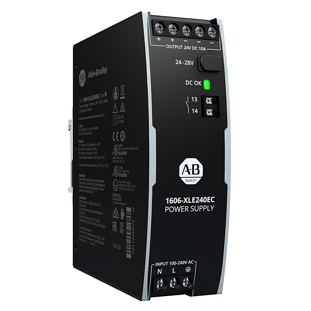 مزود الطاقة Allen-Bradley 1606-XLE240E ControlLogix بقوة 240 واط