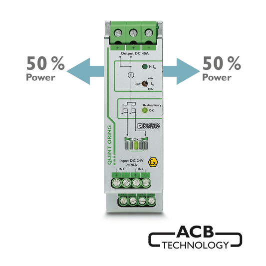 Phoenix Contact QUINT-ORING/24DC/2X10/1X20 - Модуль резервирования