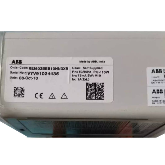 REJ603BBB10NN3XB | ABB REJ603 Self-Powered Feeder Protection Relay&nbsp;