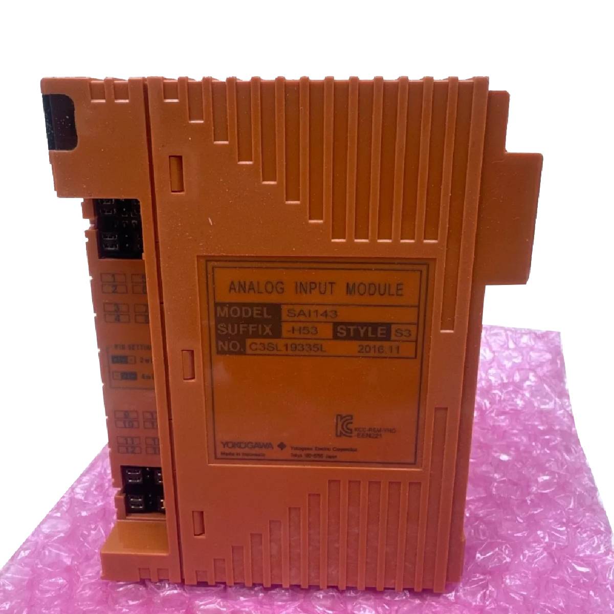 Yokogawa SAI143-H53/STA4D-00 Current Input Module