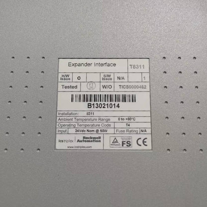 ICS Triplex T8311 Trusted TMR Expander Interface