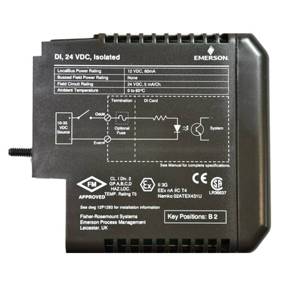 Emerson ‎‎VE4001S2T1B1 Standard I/O Termination Block