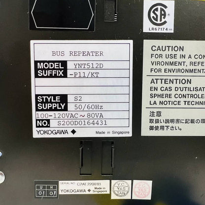 YOKOGAWA YNT512D Bus Repeater Module